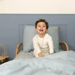 Little Dutch Eenpersoons hoeslaken - Blauw - Forest Friends - Forest Adventure