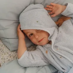 Little Dutch Eenpersoons hoeslaken - Blauw - Forest Friends - Forest Adventure