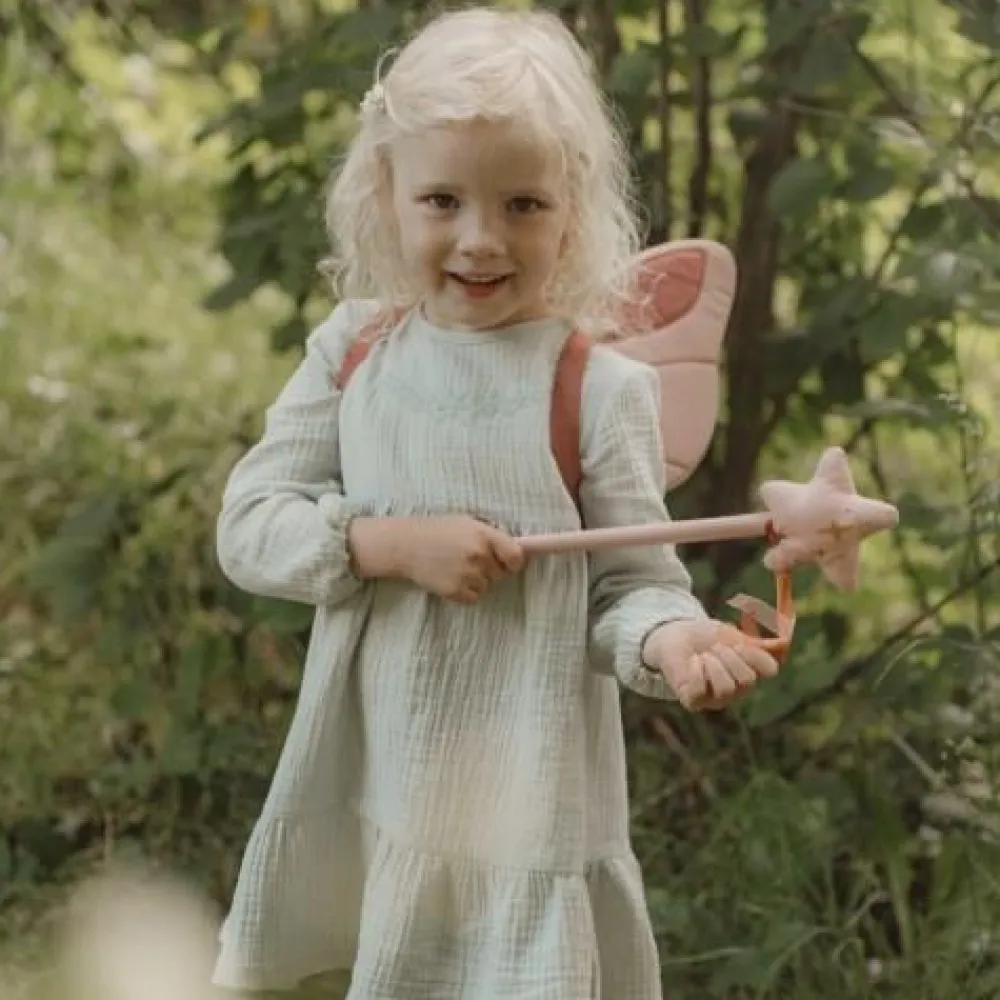 Little Dutch Feeënvleugels en toverstaf - Roze - Fairy Garden