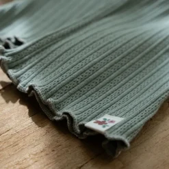 Little Dutch Flared broek - Groen - Fairy Garden