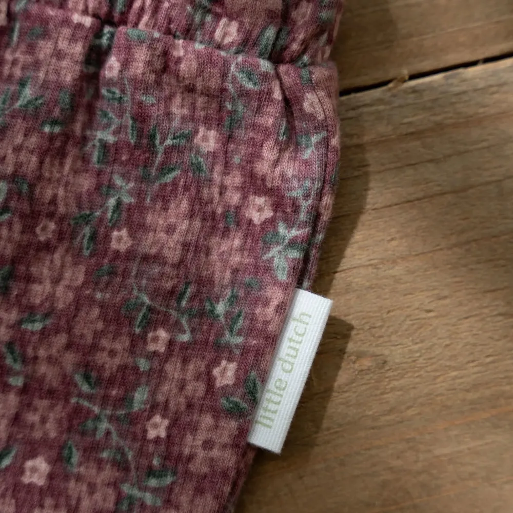 Little Dutch Flared broek - Roze - Fairy Garden - Bloemen