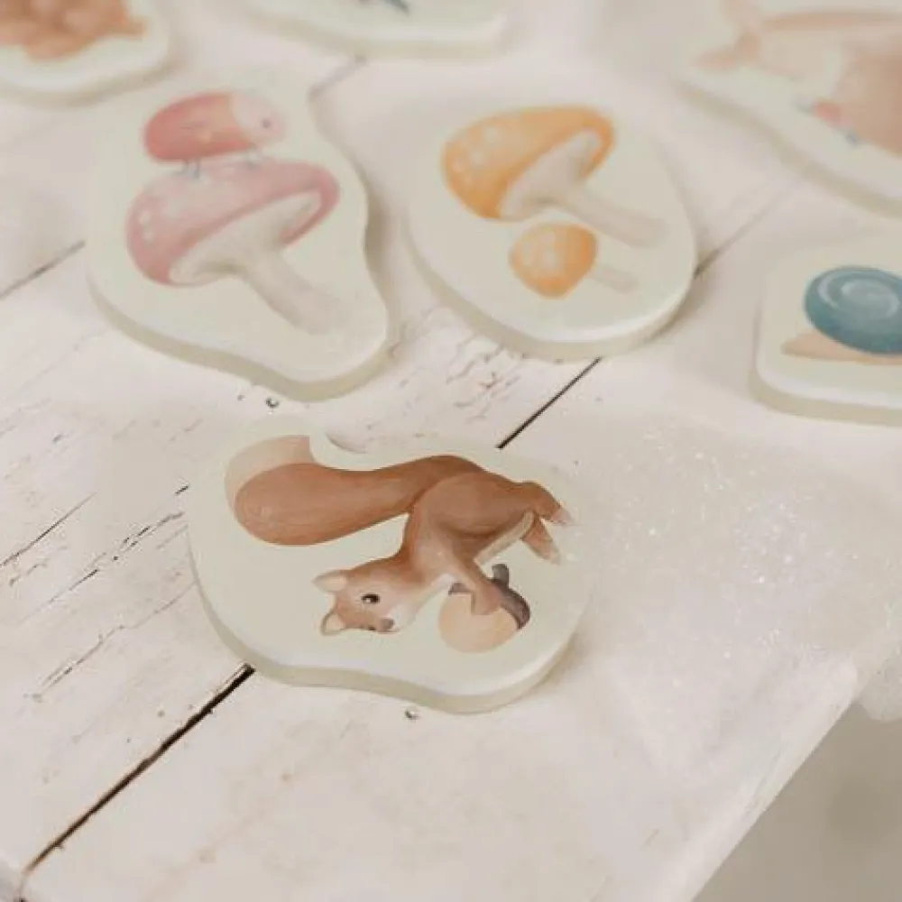 Little Dutch Foam figuren - Meerkleurig - Forest Friends