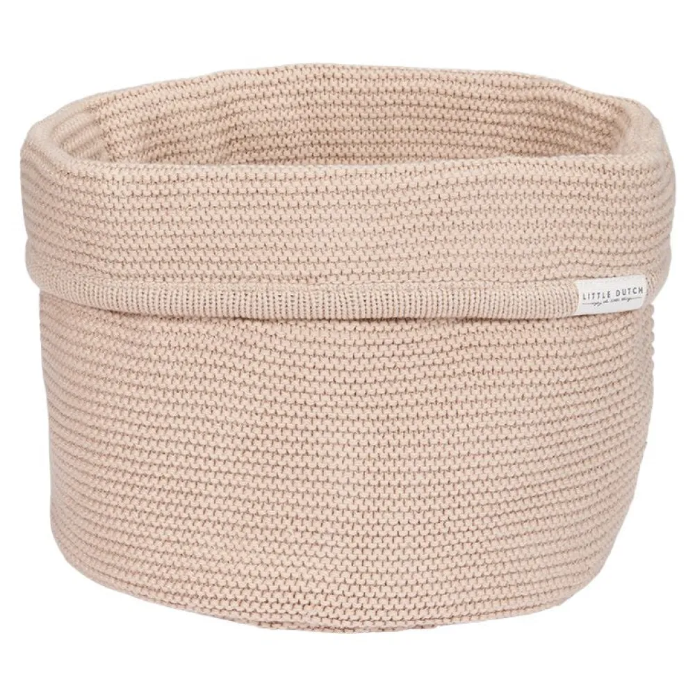Little Dutch Gebreid commodemandje rond Beige