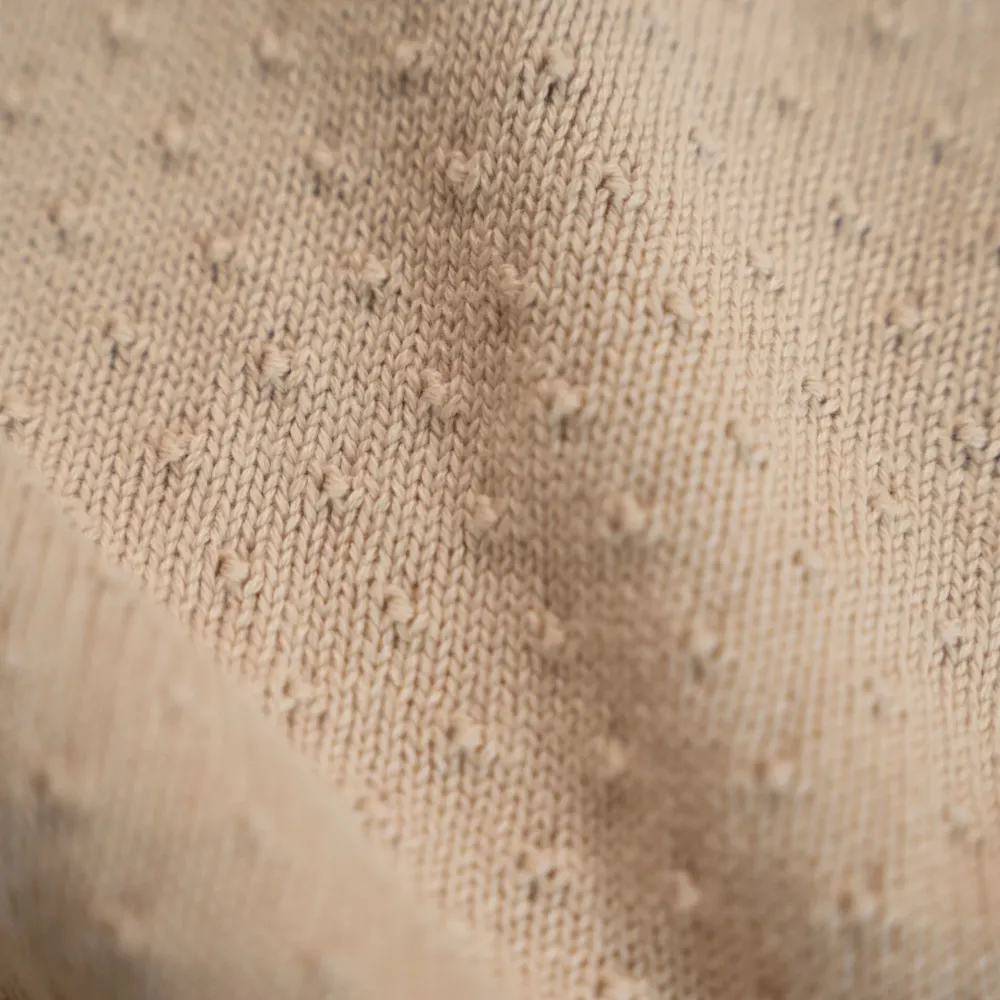 Little Dutch Gebreid ledikantdeken – Beige – Essentials