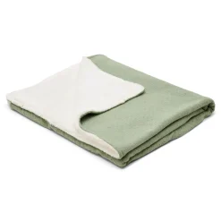Little Dutch Gebreid ledikantdeken - Fleece – Groen – Essentials