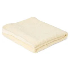 Little Dutch Gebreid ledikantdeken - Fleece – Wit – Essentials