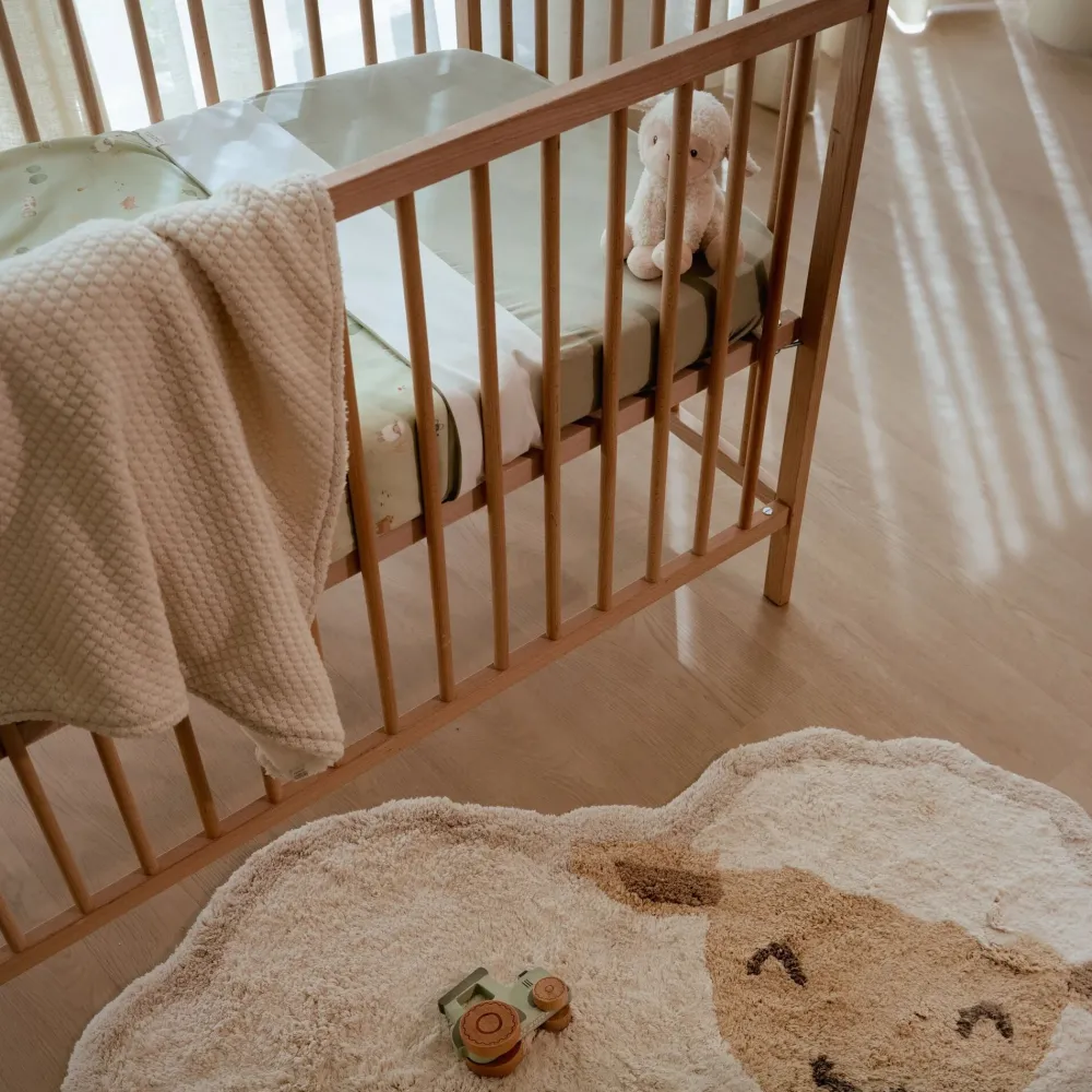 Little Dutch Gebreid ledikantdeken - Fleece – Wit – Essentials