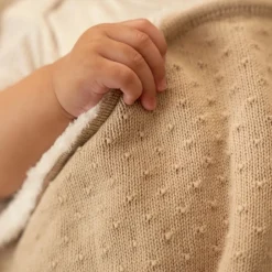 Little Dutch Gebreid ledikantdeken - Fleece - Beige - Essentials