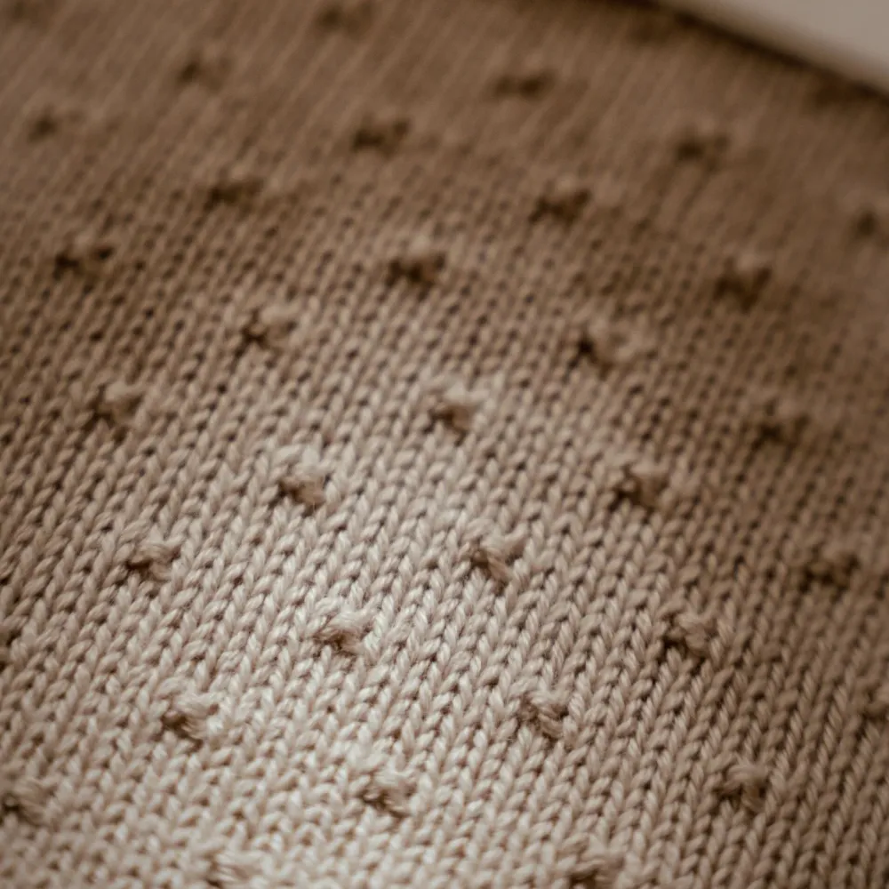 Little Dutch Gebreid ledikantdeken - Fleece - Beige - Essentials