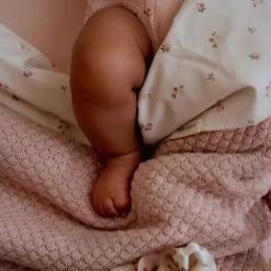 Little Dutch Gebreid ledikantdeken - Fleece - Roze - Essentials