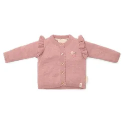 Little Dutch Gebreid vestje - Roze - Fairy Garden