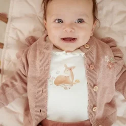 Little Dutch Gebreid vestje - Roze - Fairy Garden