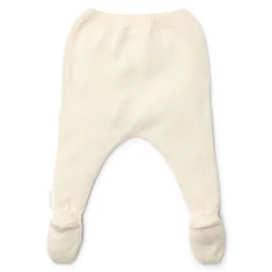 Little Dutch Gebreide broek - Wit - Newborn Naturals