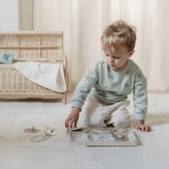 Little Dutch Geluidenpuzzel - Blauw - Forest Friends