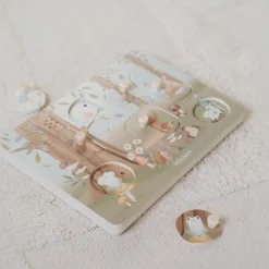 Little Dutch Geluidenpuzzel - Blauw - Forest Friends