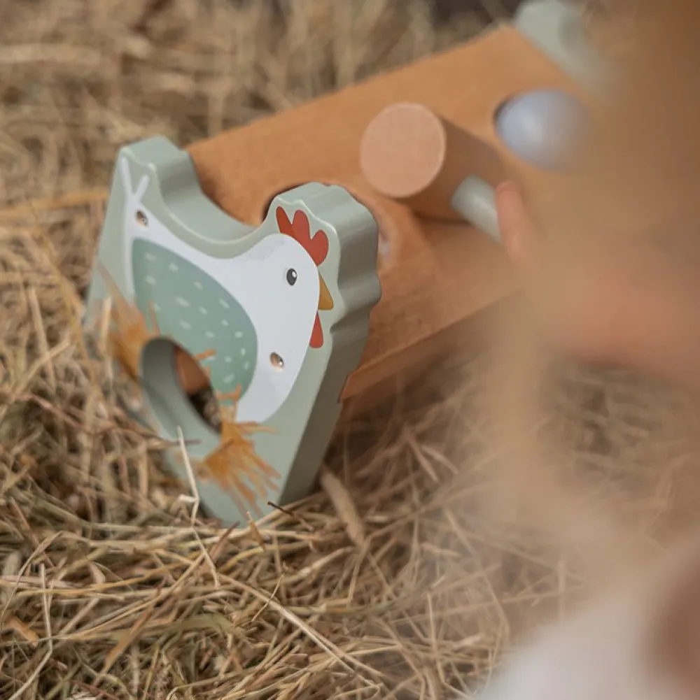 Little Dutch Hamerbankje met ballen Little Farm