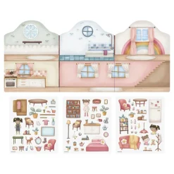 Little Dutch Herbruikbare Stickers - Essentials - Rosa