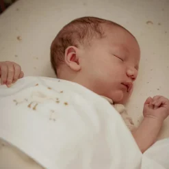 Little Dutch Hoeslaken - Wit - 70 x 140/150 cm - Newborn Naturals - Little Goose