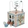 Little Dutch Houten activiteitenkubus - Blauw - Forest Friends