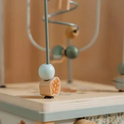 Little Dutch Houten activiteitenkubus - Blauw - Forest Friends