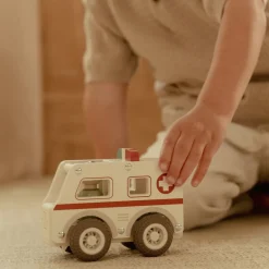 Little Dutch Houten ambulance - Wit - Essentials