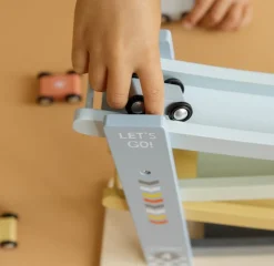 Little Dutch Houten autobaan - Blauw - Essentials