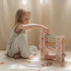 Little Dutch Houten autobaan - Roze - Fairy Garden