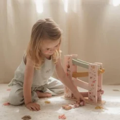 Little Dutch Houten autobaan - Roze - Fairy Garden