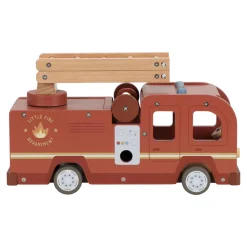 Little Dutch Houten brandweerwagen – Rood – Essentials
