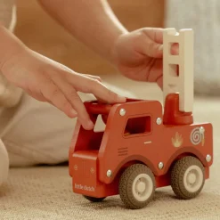 Little Dutch Houten brandweerwagen – Rood – Essentials