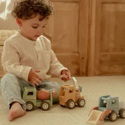 Little Dutch Houten bulldozer – Blauw – Essentials