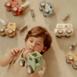 Little Dutch Houten cementwagen – Groen – Essentials