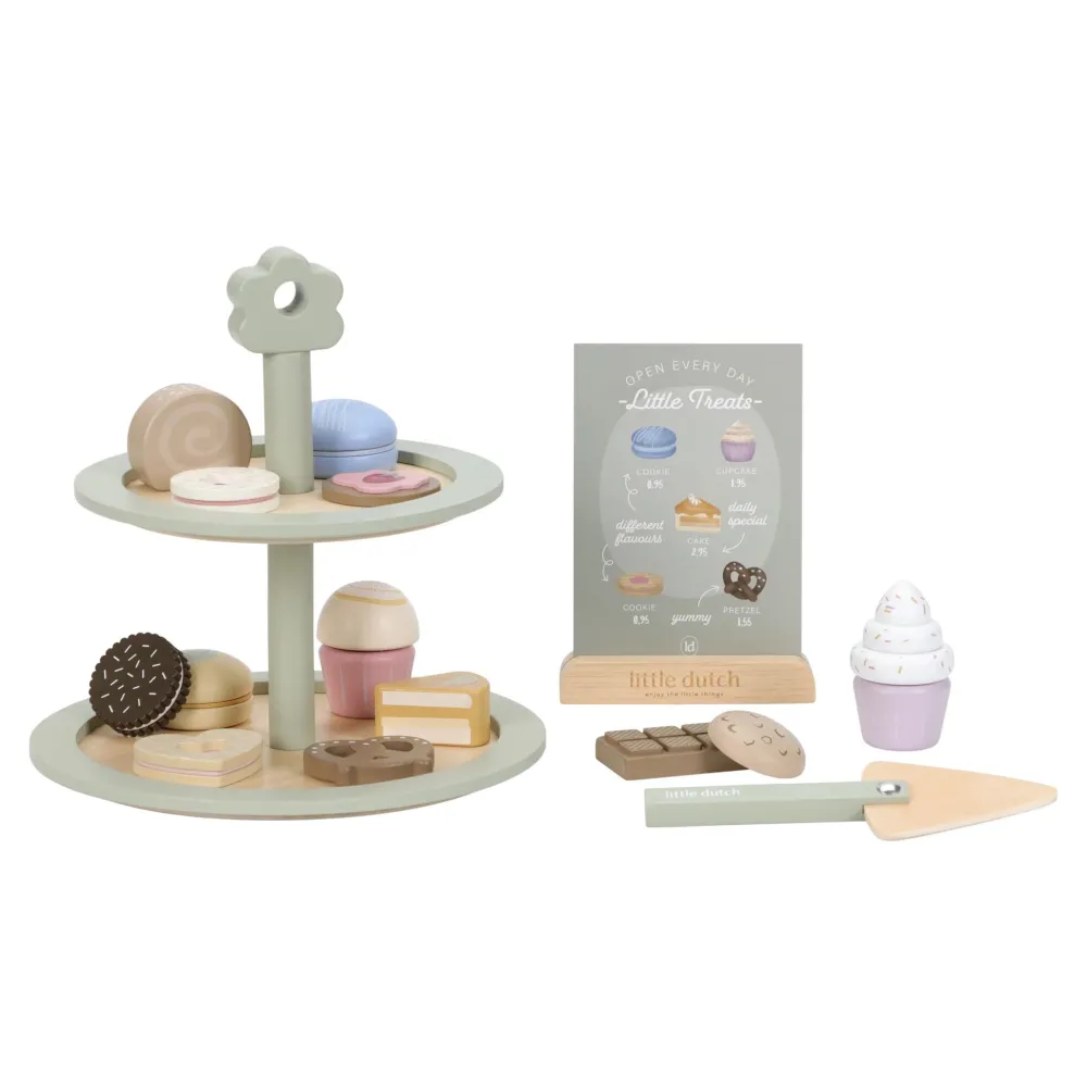 Little Dutch Houten etagère - Groen - Essentials
