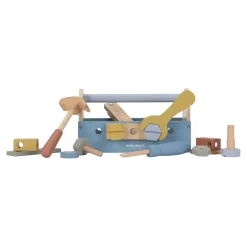 Little Dutch Houten gereedschapskist - Blauw - Essentials