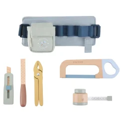 Little Dutch Houten gereedschapsriem - Blauw - Essentials