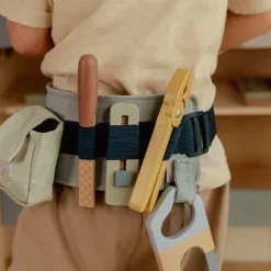 Little Dutch Houten gereedschapsriem - Blauw - Essentials