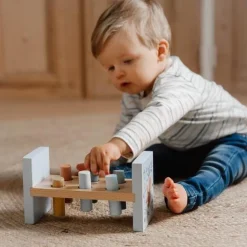 Little Dutch Houten Hamerbank - Blauw - Forest Friends