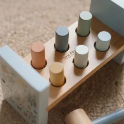 Little Dutch Houten Hamerbank - Blauw - Forest Friends