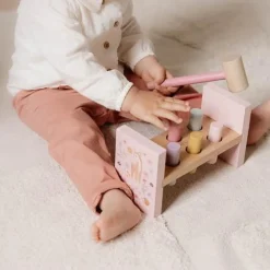 Little Dutch Houten Hamerbank - Roze - Fairy Garden