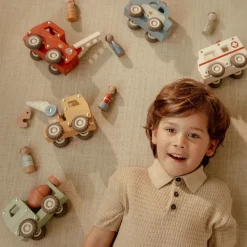 Little Dutch Houten hijskraan – Geel – Essentials