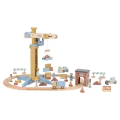 Little Dutch Houten hijskraan – Treinbaan