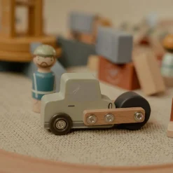 Little Dutch Houten hijskraan – Treinbaan