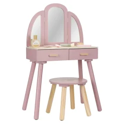 Little Dutch Houten kaptafel groot– Roze – Essentials