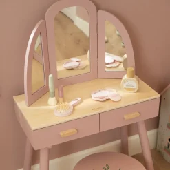 Little Dutch Houten kaptafel groot– Roze – Essentials