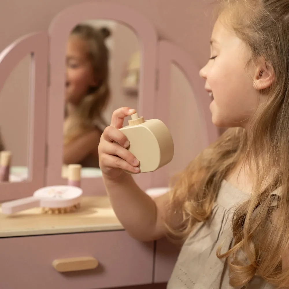 Little Dutch Houten kaptafel groot– Roze – Essentials