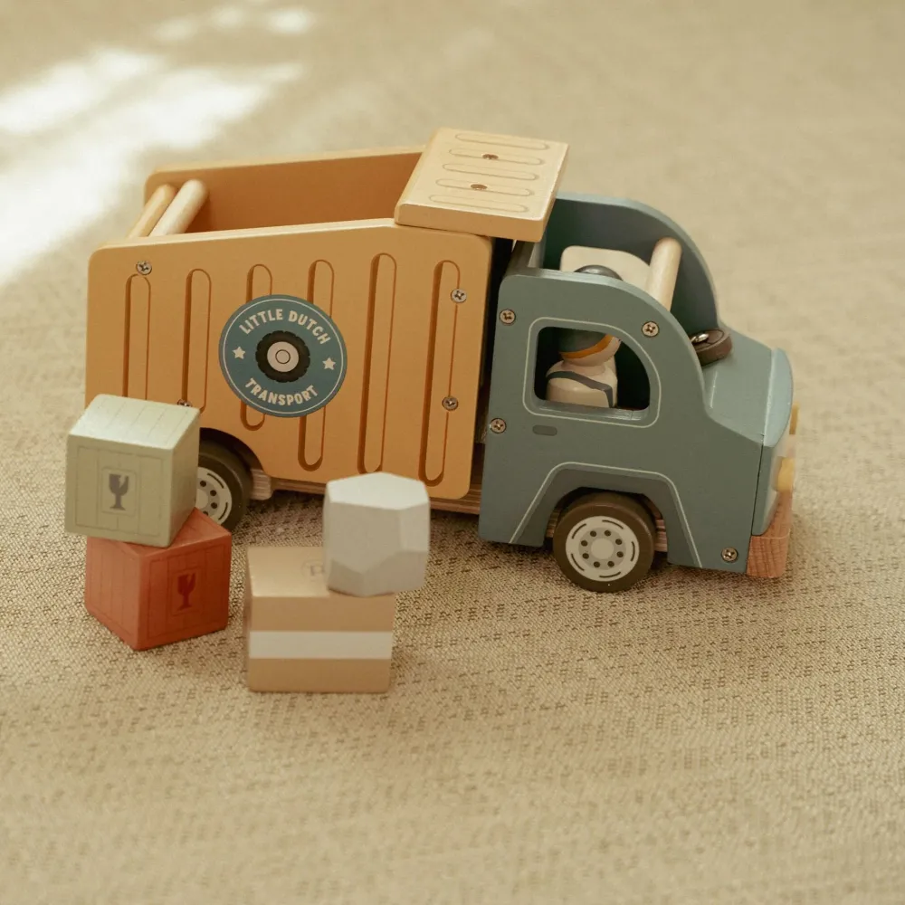 Little Dutch Houten kiepwagen – Meerkleurig – Essentials