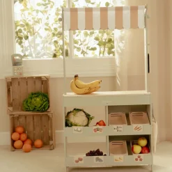 Little Dutch Houten marktkraam - Groen