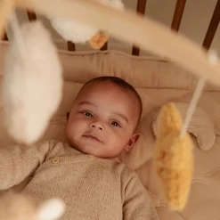 Little Dutch Houten muziekmobiel - Beige - Newborn Naturals