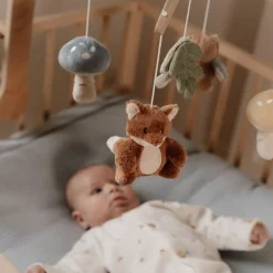 Little Dutch Houten Muziekmobiel - Blauw - Forest Friends