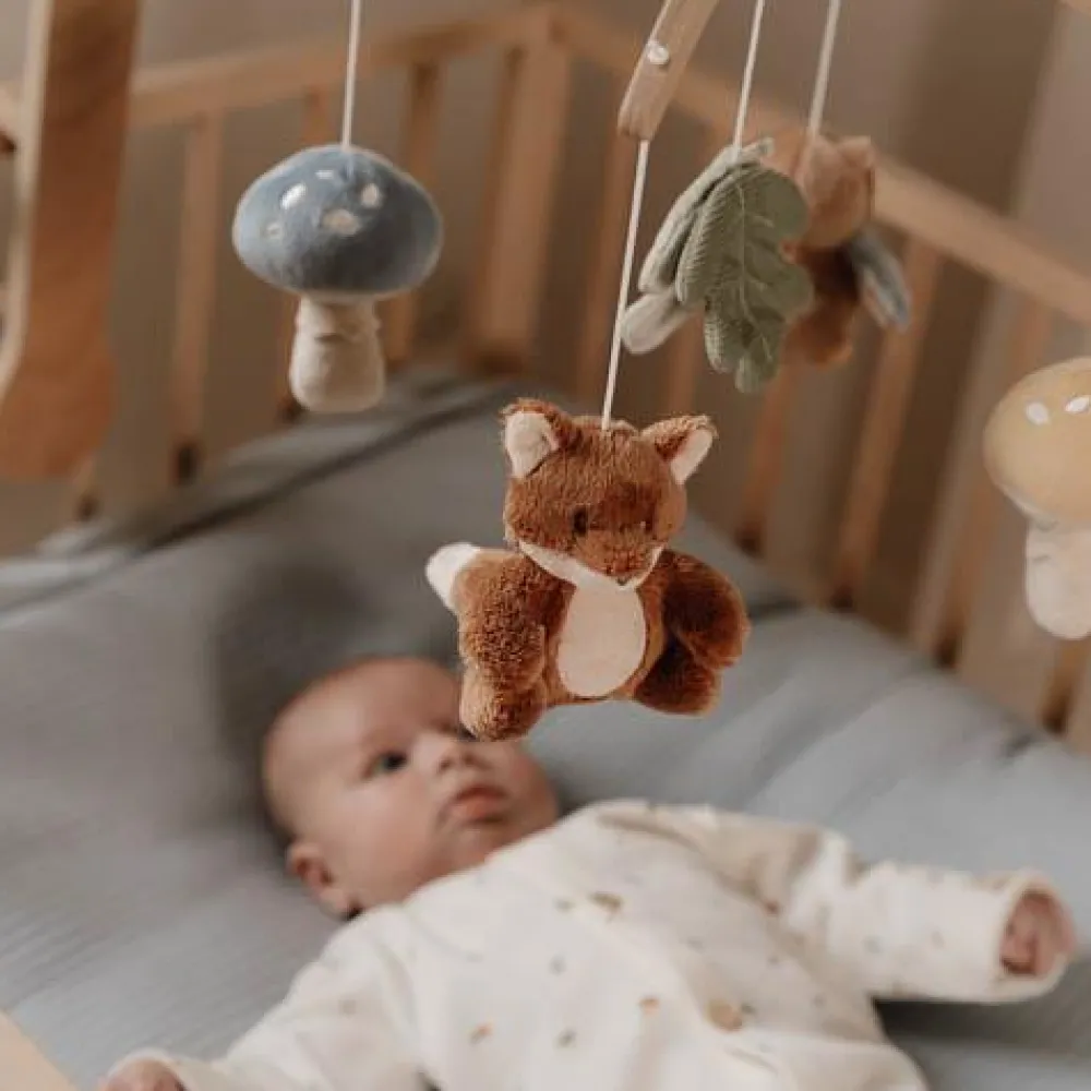 Little Dutch Houten Muziekmobiel - Blauw - Forest Friends